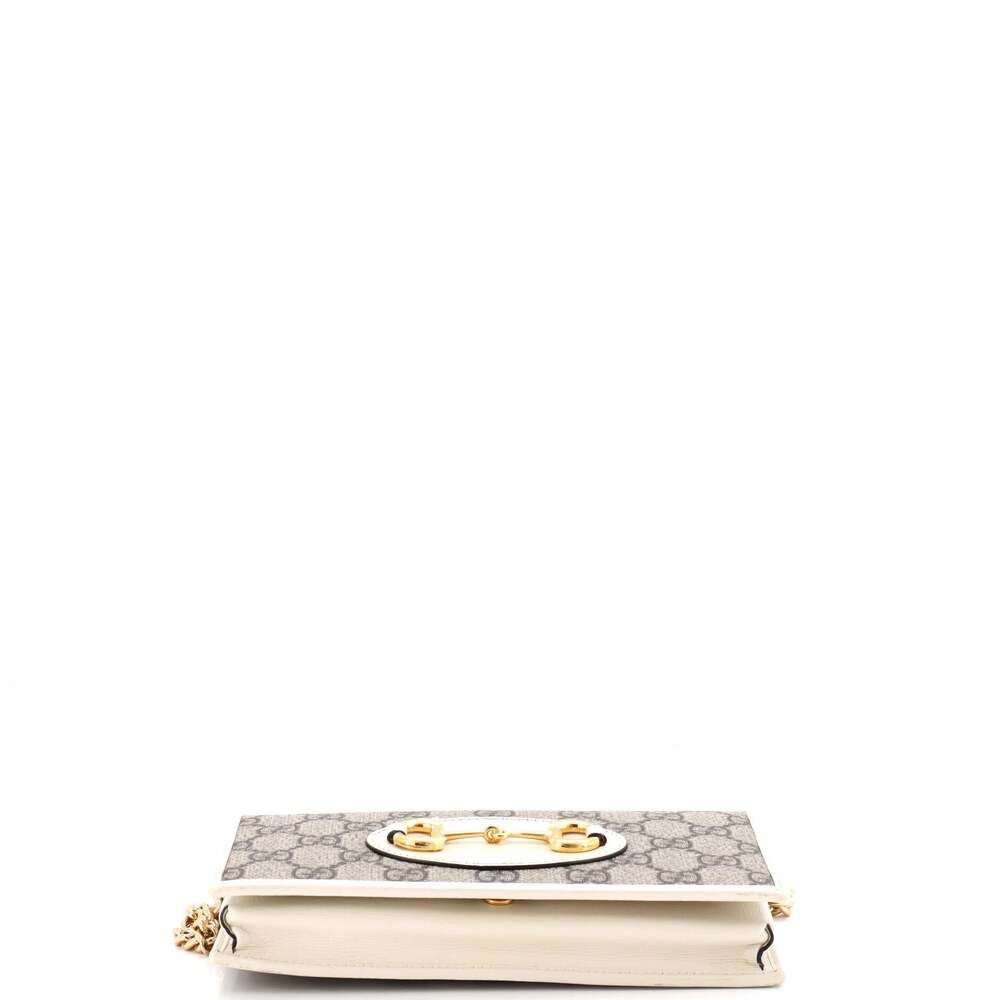 Gucci Horsebit Chain Wallet Gg Coated #259449G93B - Picture 4 of 6